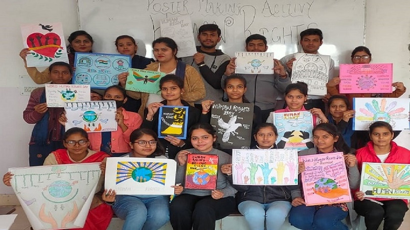 Poster Making Activity on Human Rights Day